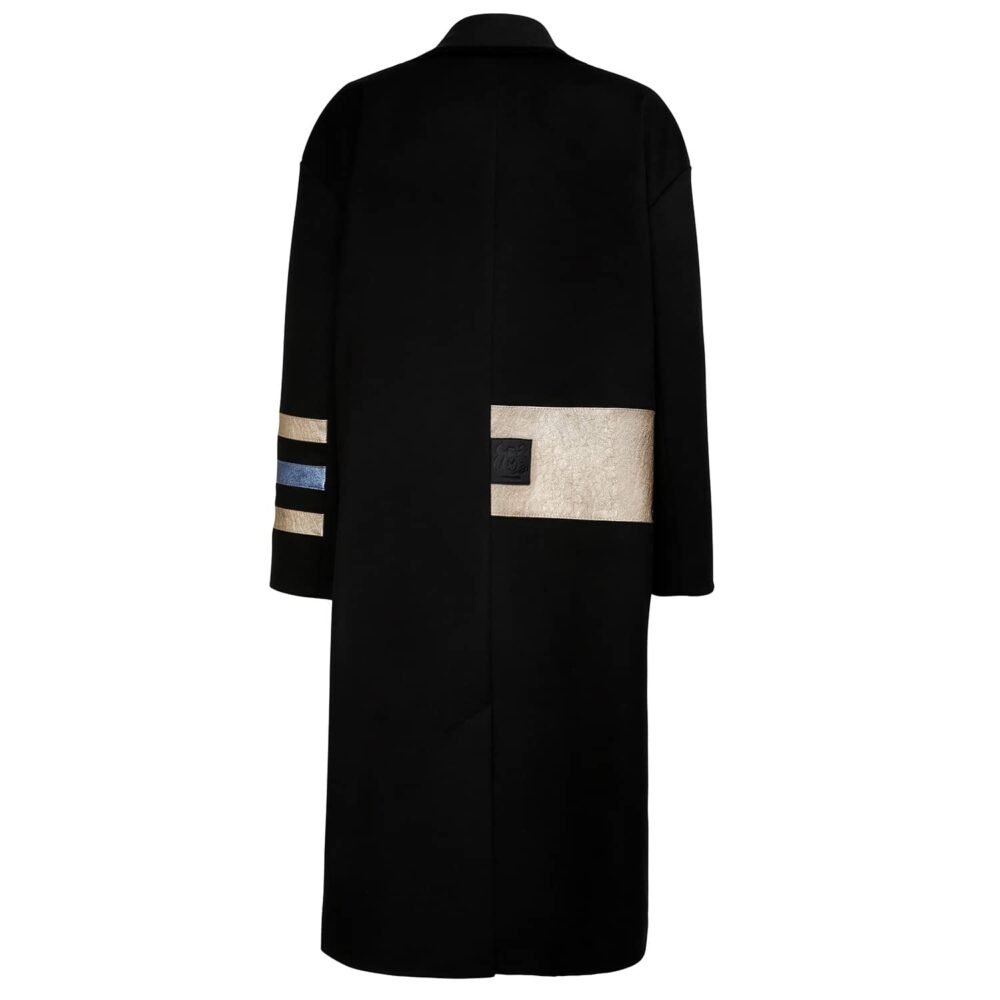 'Gold Dust' Cashmere Oversized Coat - Image 5