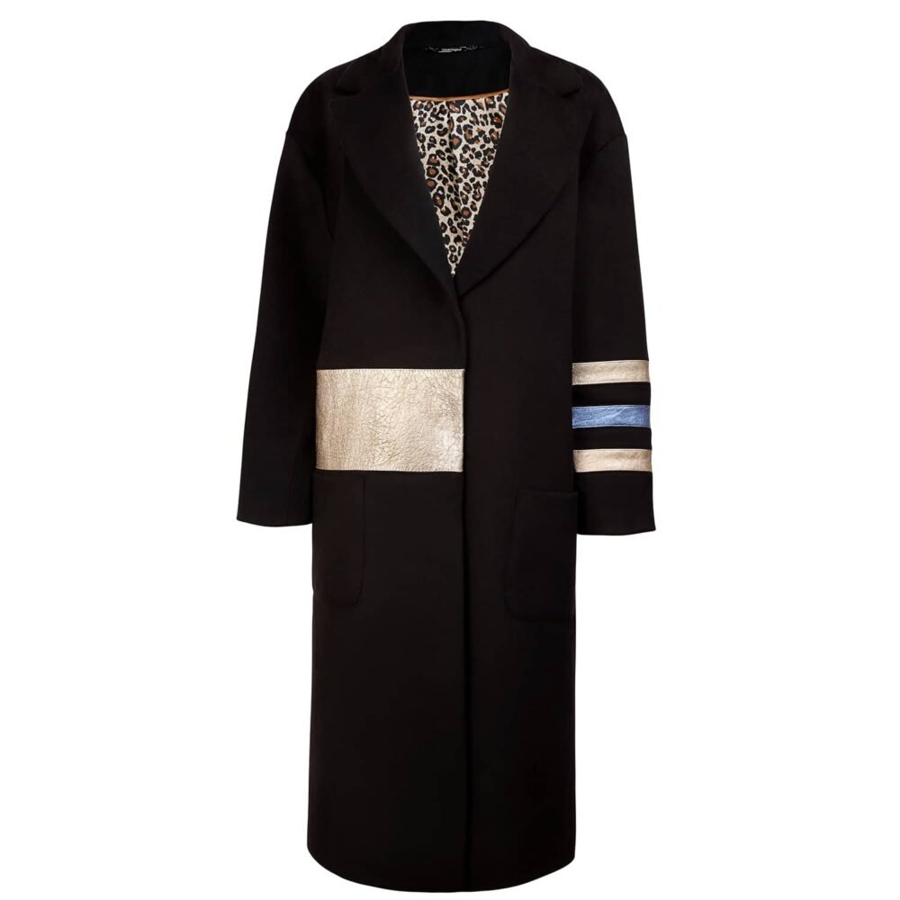 'Gold Dust' Cashmere Oversized Coat