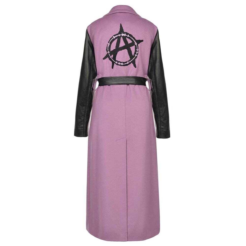 'Amen Rose' Cashmere Trench Coat - Image 2