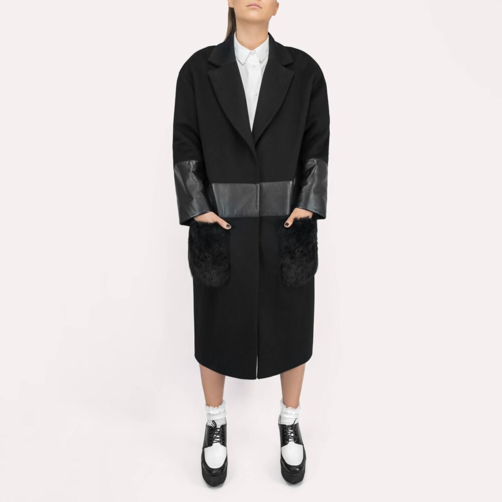 'Desire' Cashmere Oversized Coat - Image 2