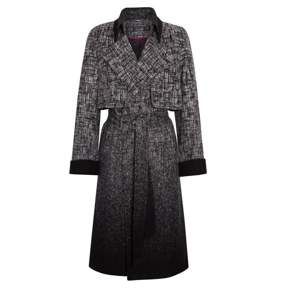 'Dezi' Wool Trench Coat