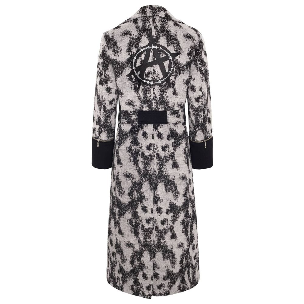 'Amen GBH' Wool Trench Coat - Image 2