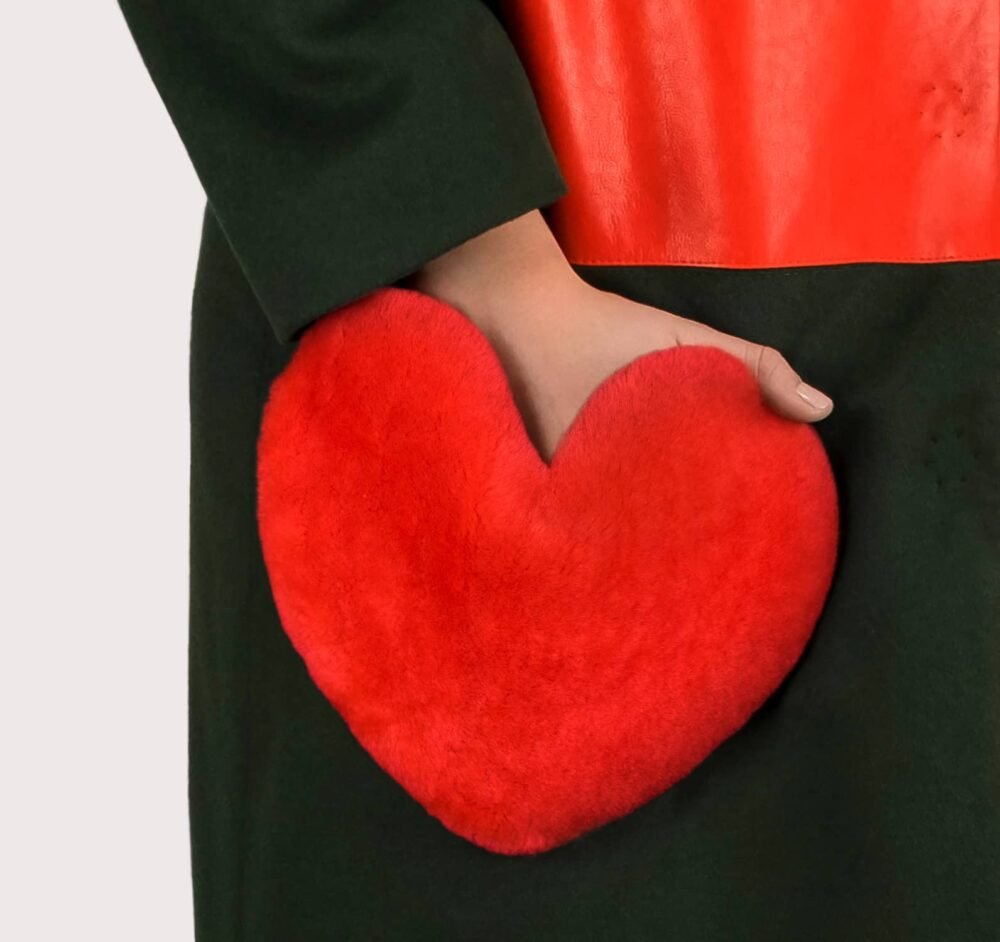 'Love' Cashmere Oversized Coat - Image 2