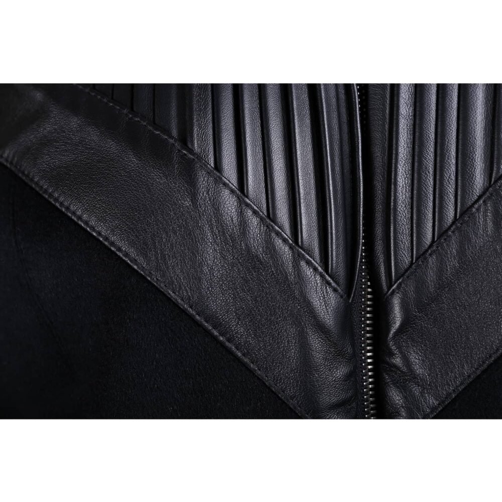 Pleated Bomber Jacket - Image 4